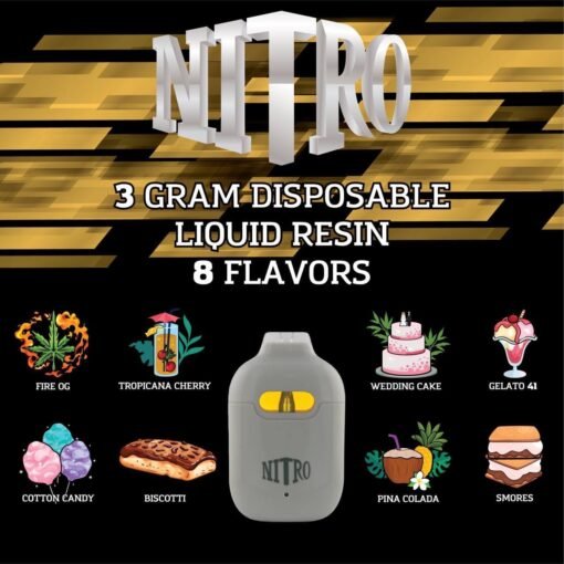 Nitro 3 Gram Disposable Nitro 3 Gram Disposable
